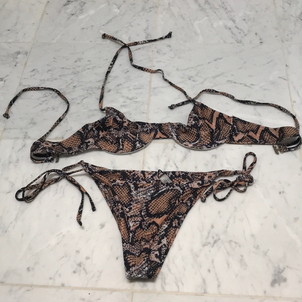 Bikini Cobra Print